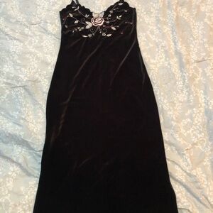 Necessary Objects Velvet Dress Sz S
